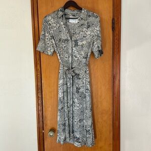 lk Bennett silk midi dress